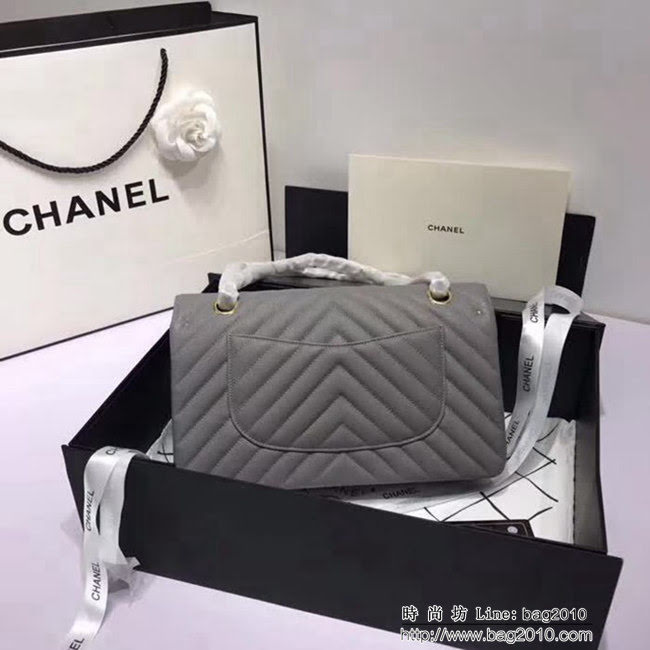 香奈兒CHANEL 升級版V線1112進口球紋皮肩背斜跨鏈條包 DSC1335